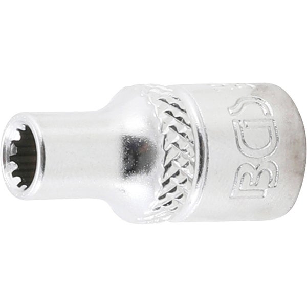 BGS Steckschlüssel-Einsatz Gear Lock Antrieb Innenvierkant 6,3 mm (1/4) SW 4,5 mm - 10101