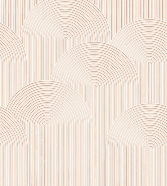 Tapete mit Halbkreis- und Linienmuster
