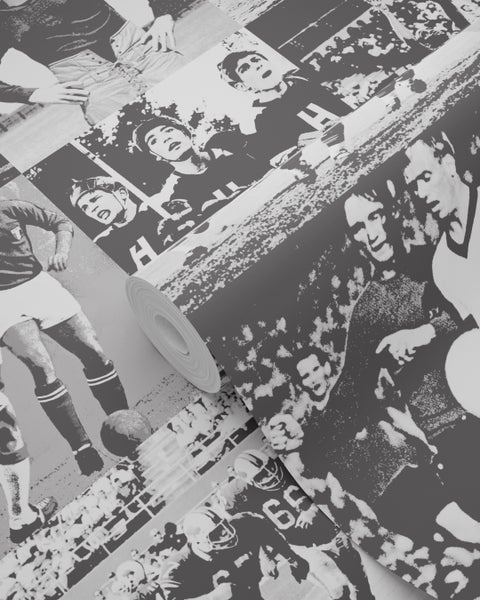 Tapetenrolle mit Sportmotiven