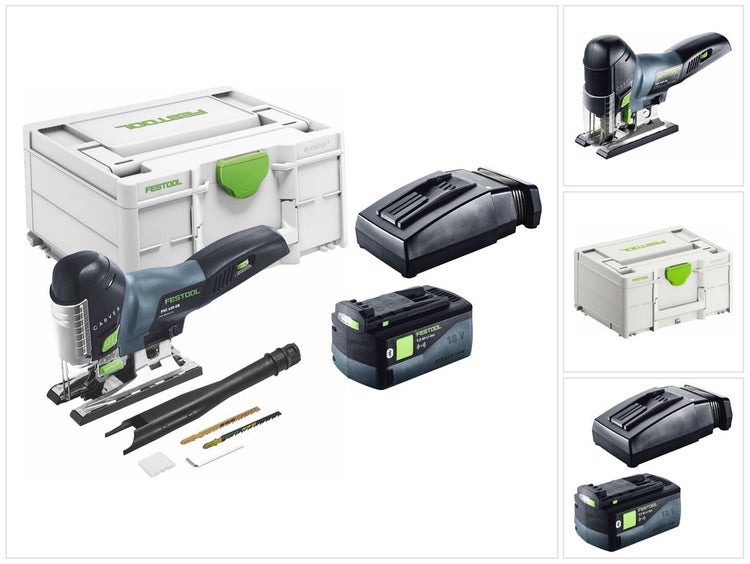 Festool CARVEX PSC 420-Basic Akku Pendelstichsäge 18 V 120 mm Brushless + 1x Akku 5,0 Ah + Ladegerät + Systainer