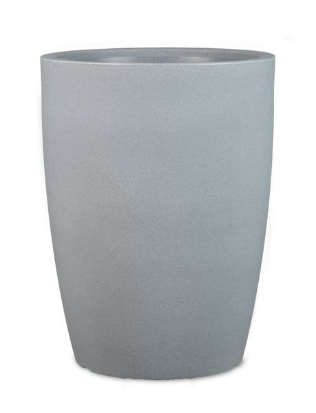 Scheurich Pisa 45, Hochgefäß/Blumentopf/Pflanzkübel, rund,  aus Kunststoff Farbe: Stony Grey, 45 cm Durchmesser, 60,6 cm hoch, 72,5 l Vol.