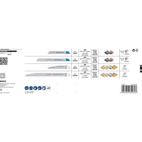 Bosch PRO Tough Box Demolition Blatt-Set 16-tlg. - 2607011822