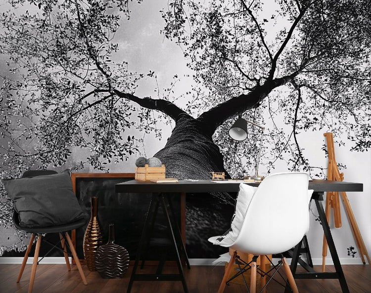 Fototapete Baum Baumkrone Wald Wohnzimmer Vlies Tapete 250x175 cm