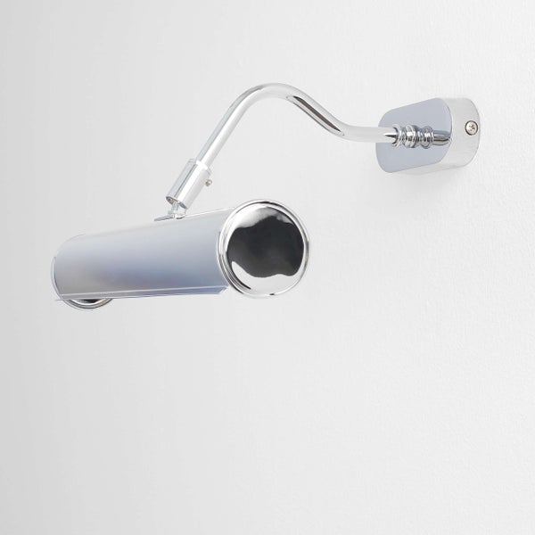 Wandleuchte zur Bildbeleuchtung, verchromt
