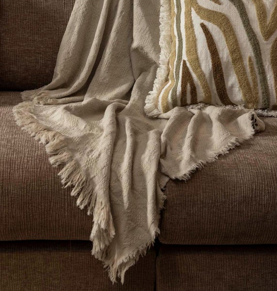 Wohndecke Belle - Beige 130x180 cm