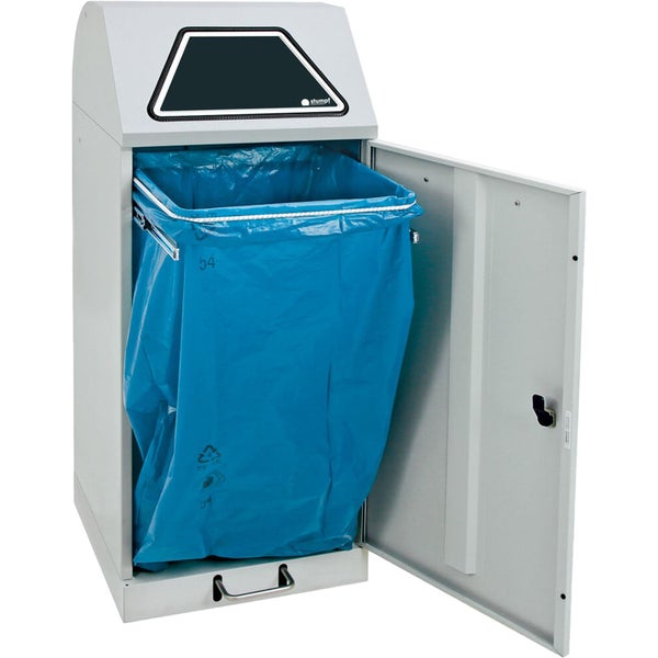 Stumpf Abfalltrennung Modul-Vario 120 lichtgrau ProSlide-System 120l + Trethebel - 625-120-1-1-735