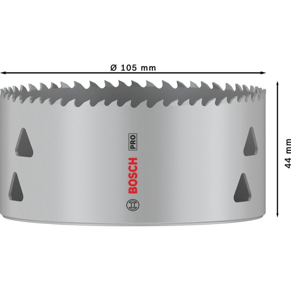 Bosch PRO Multi Material Lochsäge 105 mm mit Gewinde - 2608901535