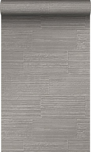 Origin Wallcoverings Tapete Steinoptik Taupe - 53 cm x 10,05 m - 347573