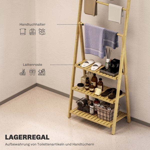 Abfalltrennsystem mit drei Fächern und Fußpedal