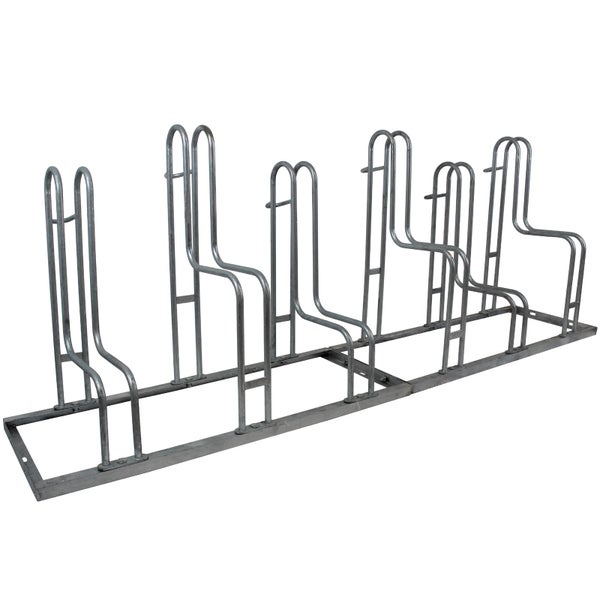 Fahrradständer aus Metall für mehrere Fahrräder