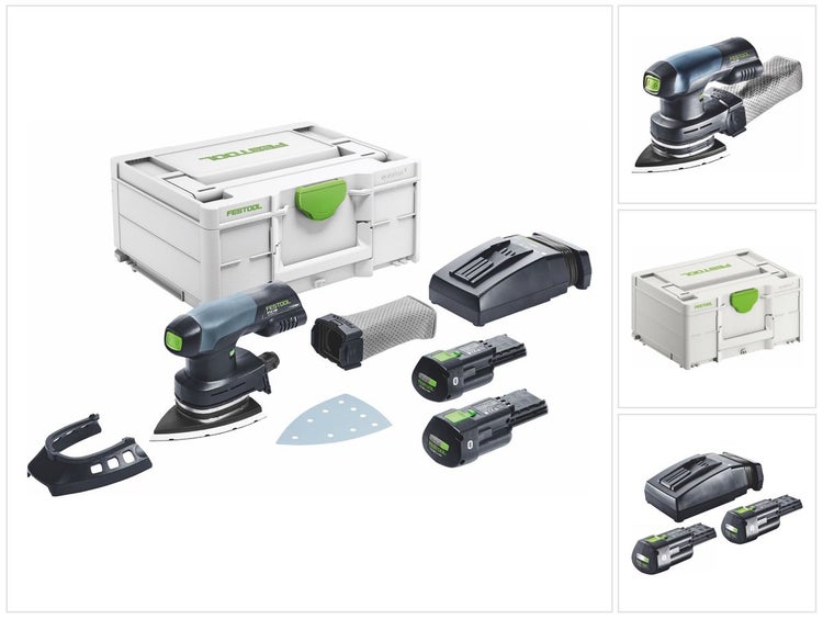 Festool DTSC 400 3,0 I-Plus Akku Deltaschleifer 18 V 100 x 150 mm ( 577508 ) Brushless + 2x Akku 3,0 Ah + Ladegerät + Systainer