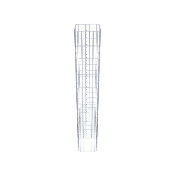 Gabionensäule 32 x 32 cm, MW 5 x 10 cm eckig - Höhe: 2,10 m