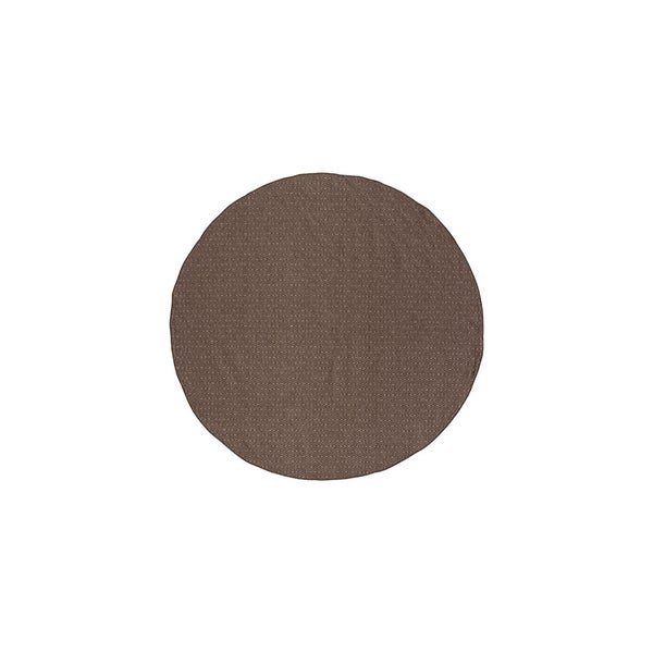 Julana Teppich Ø200cm Braun. 200 X 200 X 1 cm