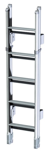 Aluminiumleiter mit mehreren Stufen für den Heim- und Handwerkergebrauch.