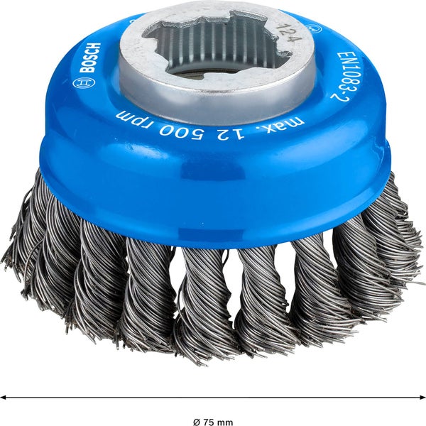 Bosch PRO Metal heavy X-Lock Topfbürste 75 x 0,50 mm - 2608620727