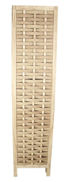 FRANK FLECHTWAREN | Paravent Flechtkunst, HOLZ, 120  x 170 cm, Lieferung nur innerhalb von Deutschland möglich