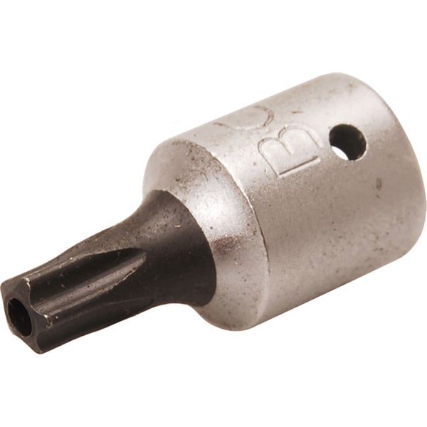 BGS Bit-Einsatz Antrieb Innenvierkant 6,3 mm (1/4) TS-Profil (für Torx Plus) mit Bohrung TS25 - 2355-TS25