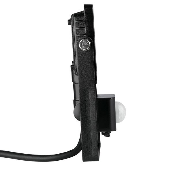 V-TAC VT-10-S-B - Drehbare LED-Flutlichtstrahler mit PIR-Sensor - Samsung - IP65 - Schwarz -