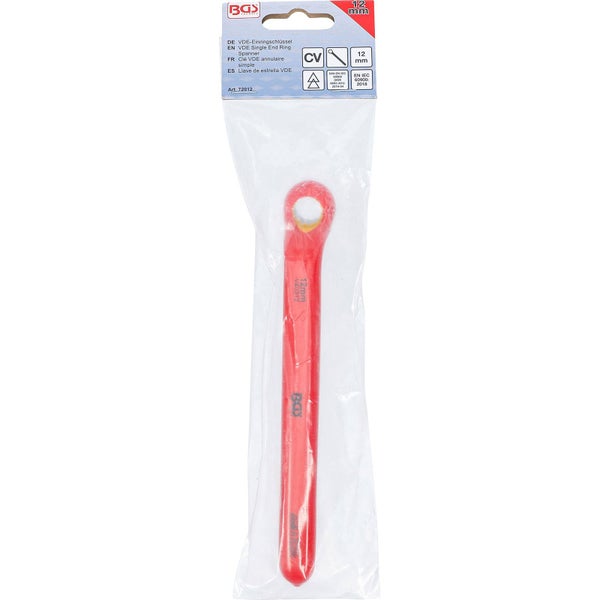 BGS VDE-Einringschlüssel tief gekröpft SW 12 mm - 72012