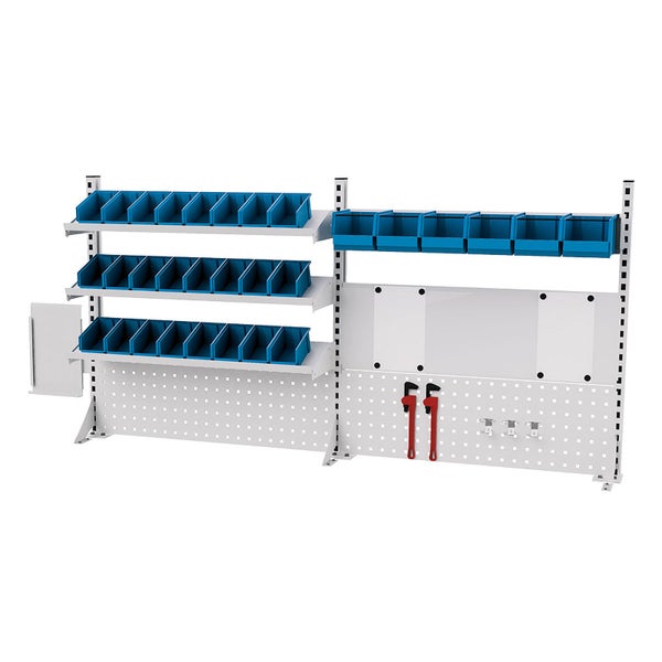 BGS technic Schraubendreher-Satz und Bit-Set in einer Schaumstoff-Werkzeugeinlage.