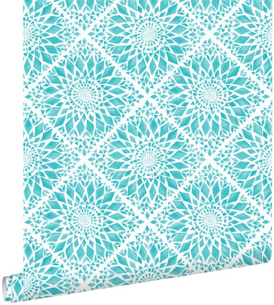 Tapetenrolle mit geometrischem Muster