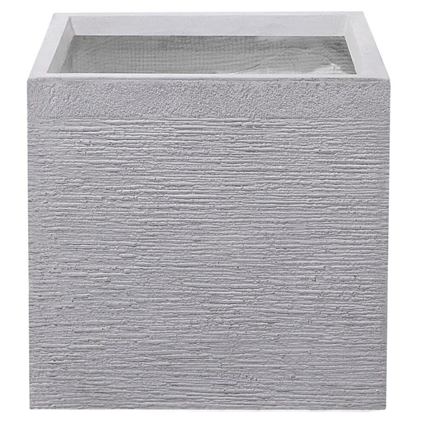 Blumenkübel PAROS 40 cm Weiß