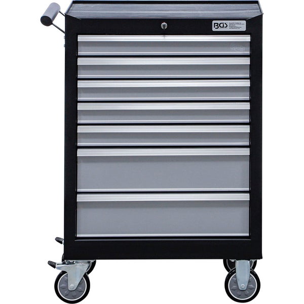 Aluminiumbox in Silber mit zwei Schnappverschlüssen und Tragegriff