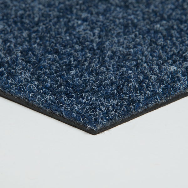 Nadelfilz Teppichboden als Fliesen Selbstliegende Teppichfliesen blau in 50x50 cm Nadelvlies Teppichbodenfliesen von Schatex ideal für Büro