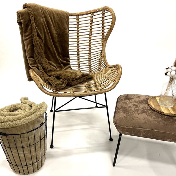 Wohndecke Stanley - Beige 150x200 cm