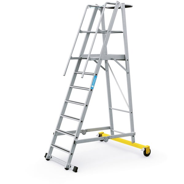 Rollbare Arbeitsbühne aus Aluminium