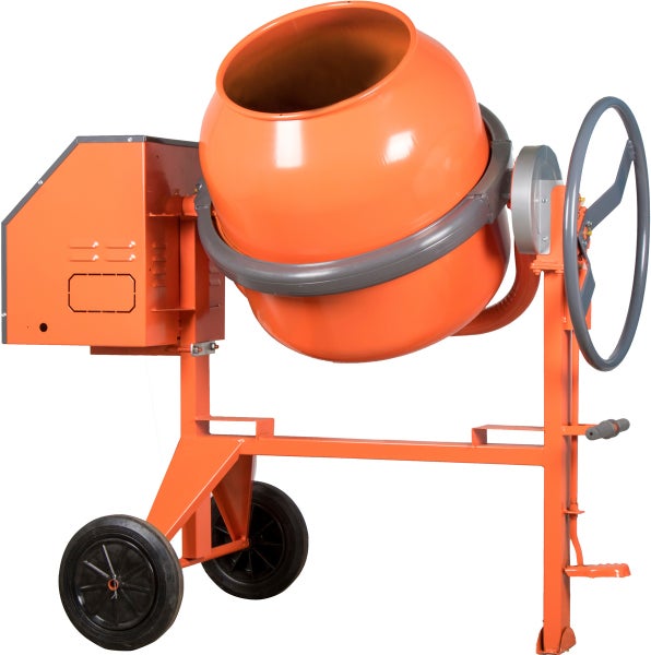 Betonmischer SIRL BP230EVO – XXL-Zementmischmaschine 210L mit 1 PS Motor & Untersetzung
