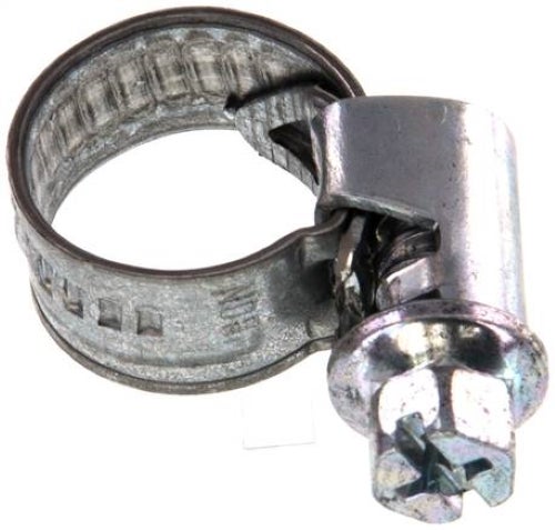 9mm Schlauchschelle 8 - 12mm, Stahl verzinkt (W1) (NORMA), ersetzt 158 A-E