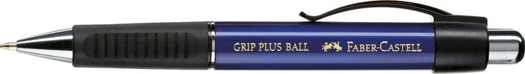 Faber-Castell Kugelschreiber GRIP Plus M, blau metallic