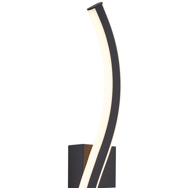 Gebogene LED Wandleuchte