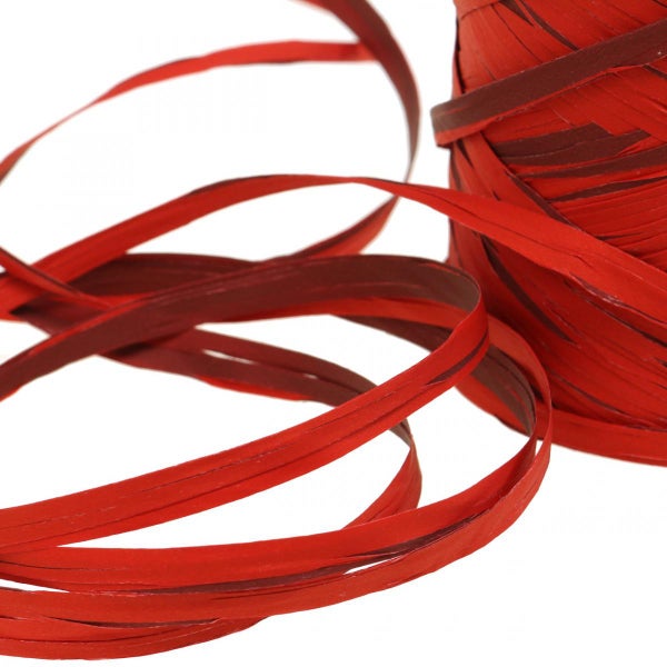 Rolle rotes Bastelband aus Papier