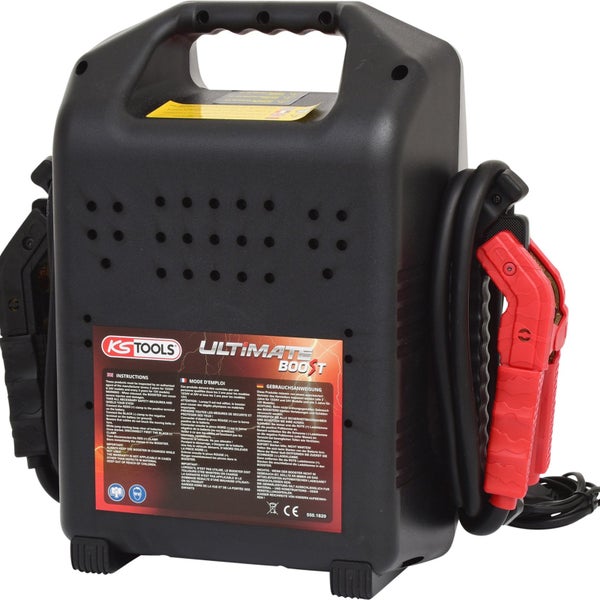 KS TOOLS 12 V + 24 V Batterie-Booster mobiles Starthilfegerät 1.700 A - 550.1820