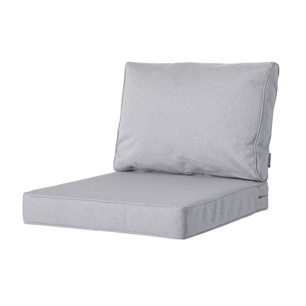 Lounge Profi-Line Manchester hellgrau - ca. 40x60 cm - 2er-Set