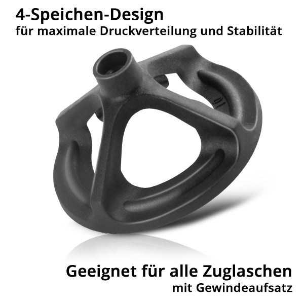 Zuglaschenadapter mit Vier Speichen Design