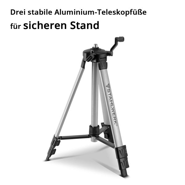 Universal-Stativ für Kreuzlinienlaser KL-5 ST auf 280 mm ausfahrbar