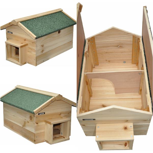 Igelhaus Kleintierhaus natur 50 x 36 x 31 cm