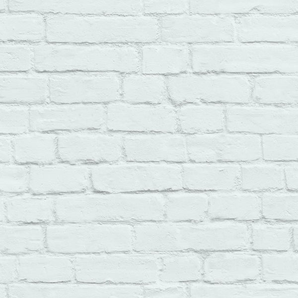Weiße Ziegelstein Tapete für den Innenbereich