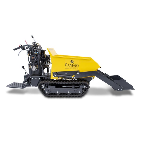 BAMATO Logo Motorschubkarre Raupendumper
