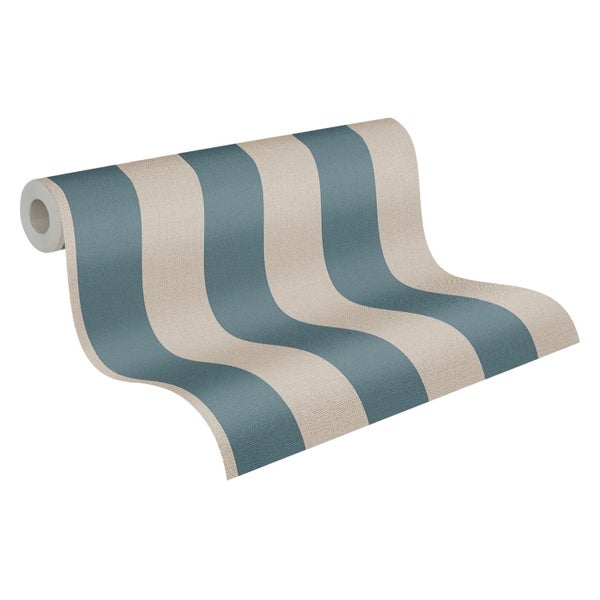 Tapetenrolle mit Streifenmuster