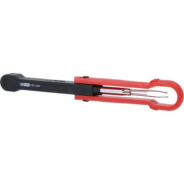 KS TOOLS Entriegelungswerkzeug für Flachstecker/Flachsteckhülsen 2,8 mm 4,8 mm 5,8 mm 6,3 mm (AMP Tyco JPT AMP Tyco SPT AMP Tyco TAB Delphi HVF2 GHW DFK GHW MDK 3) - 150.1269