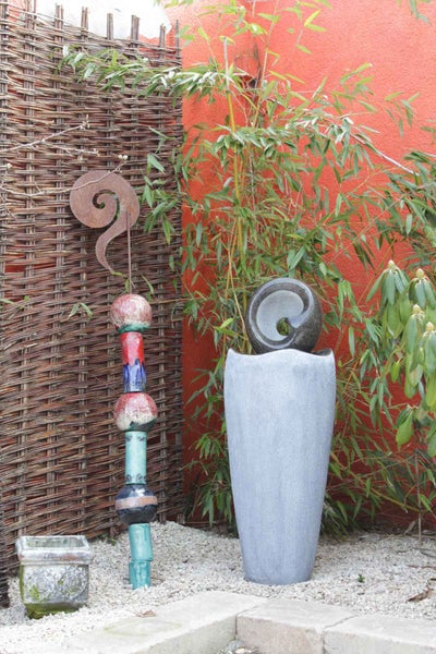 Solar Gartenbrunnen FoGlobo Solar 90cm Led 10968