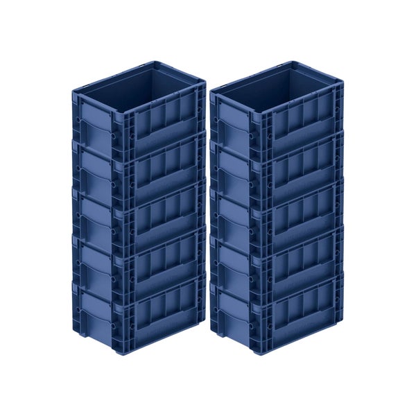 PROREGAL VDA KLT Kleinladungsträger Mit Verbundboden HxBxT 14,7 x 20 x 30 cm 5,3 Liter KLT Transportbox Transportbehälter Stapelbehälter