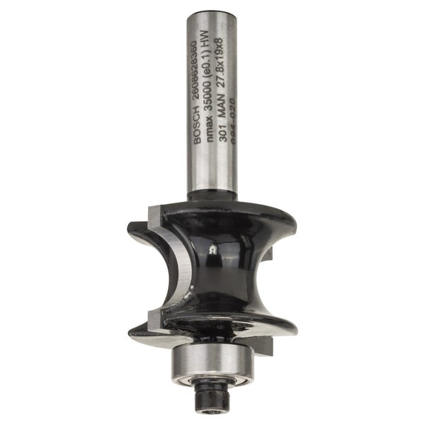 Bosch Halbstabfräser, 8 mm, 6 mm, 19 mm, 63 mm - 2608628360