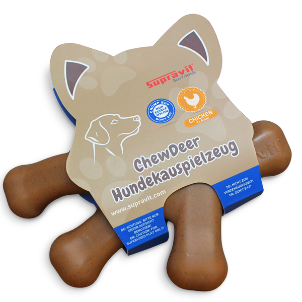 Supravit ChewDeer Hundekauspielzeug in Hundeform