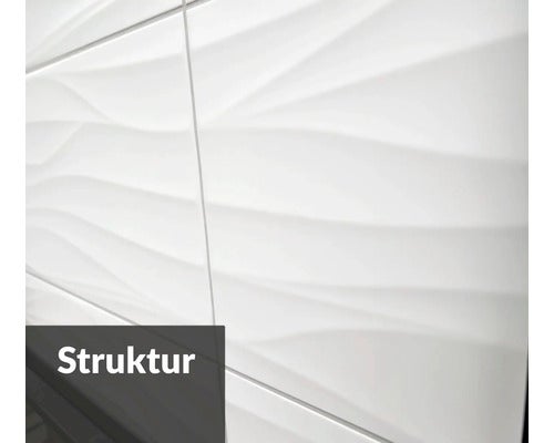Strukturierte Wandfliesen Nahansicht