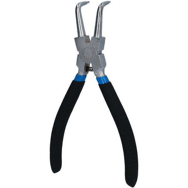 BRILLIANT TOOLS Seegeringzange für Innensicherungsringe abgewinkelt 175 mm - BT067004